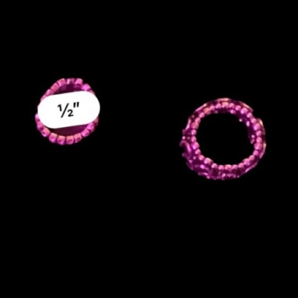 Set of Adjustable Rhinestone Rings - Picture 9 of 9